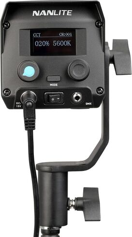 Nanlite Forza 60b Ii Bi Color LED Spotlight with Bowens Adapter | Bi-Color 2700-6500K, Cri 96 and Tlci 98, 72W, Includes 45 Degree Mini Reflector, Bh-Fz60 Battery Grip in Kuwait