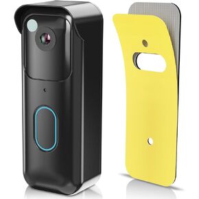 No-Drill Adhesive Doorbell Mount for Blink Video Doorbell (2nd Gen), Door Mounting Holder Bracket Accessories, Not Block Motion Sensor Anti-Theft Camera Mount for Home, Apartment, Office, School in Saudi Arabia