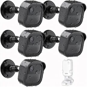 5 Pack Blink Outdoor Camera Mount for All-New Blink Outdoor 4/Outdoor 2K+/3rd Gen, Weatherproof Protective Housing and 360°Adjustable Camera Wall Mount Bracket with Blink Sync Module Core Mount in Kuwait