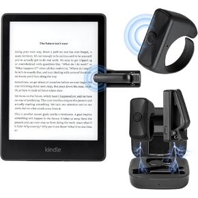 CoBak Remote Control Page Turner for Kindle Paperwhite Ipad Oasis Kobo eReaders, Camera Camcorder Remote Controls, Long-Lasting Page Turner Clicker for Tablets Reading Novels with Charging Case, Black in Saudi Arabia