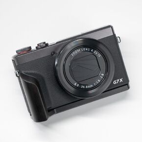 Wood L Handle Grip + Aluminum Alloy Baseplate for Ca Non G7X Mark III G7X3 Camera (Desert Iron + Black Base) in Kuwait