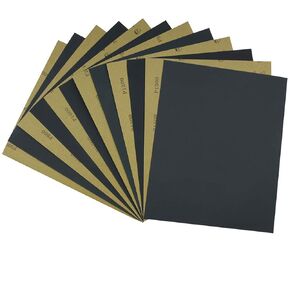 Sandpaper Assortment 600 800 1000 1200 1500 2000 Fine Grit, 30 Sheets Sand Paper Assortment Pack, 9 x 11 Inches Silicon Carbide Wet Dry Sanding Sheet for Wood Furniture, Metal Sanding, Automotive in Saudi Arabia
