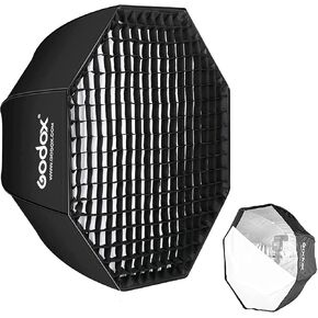 Godox SB-UBW 32 بوصة 80 سم مظلة مثمنة Softbox عاكس عدة مع حقيبة حمل للصورة أو تصوير المنتج مع إضاءة SUPON USB LED (32 بوصة/80 سم-1 قطعة) in Kuwait