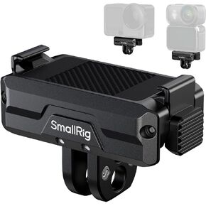 SMALLRIG Quick-Release Cold Shoe Mount for DJI Osmo Action 6/ Nano, Features a 1/4"-20 Threaded Hole and Cold Shoe, Supports 160° Tilt Swivel, for Magic Hand, Selfie Sticks, Camera Cages, 6440 in Kuwait