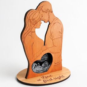 Love at First Sight Sonogram Picture Frame, Sonogram Photo Frame - Mothers Day Gifts for Expecting Moms | Pregnant Wife Gift From Husband | Gifts for Pregnant Women Mom to be in Saudi Arabia