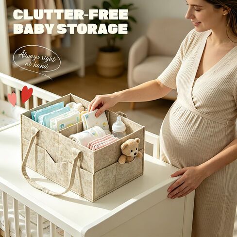 Gifts for New Mom - 10 Pcs Postpartum Care Package with Diaper Caddy, First Time Mom Gifts, Expecting Mom to Be Gift, Baby Shower New Mom Gift Box in Kuwait