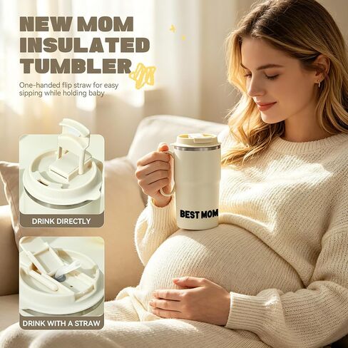 Gifts for New Mom - 10 Pcs Postpartum Care Package with Diaper Caddy, First Time Mom Gifts, Expecting Mom to Be Gift, Baby Shower New Mom Gift Box in Kuwait