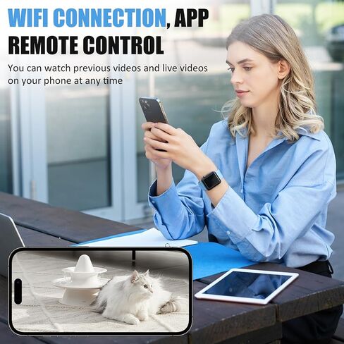 Mini Indoor Security Camera,Wireless Home Small WiFi Pet Cameras | HD, Wide Angle, Night Vision, Wireless, Mini, House Security, Remote Video/Photo Capture, Loop Video, Magnetic Design in Kuwait