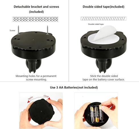 Cordless Spotlight Battery Operated, LED Plant Light, Dimmable Accent Light with Remote, Indoor Display Up Lighting for Picture Photo Tree Dartboard Wall Decor Painting Artwork Portrait in Kuwait