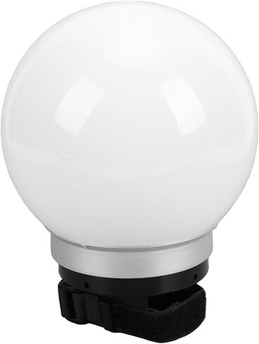 Soft Light Ball 15cm Photography Light Diffuser with Hook and Loop Strap Universal Flash Mount for Studio Portrait Photography in Kuwait