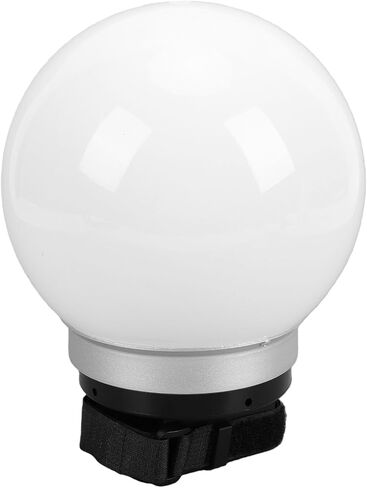 Soft Light Ball 15cm Photography Light Diffuser with Hook and Loop Strap Universal Flash Mount for Studio Portrait Photography in Kuwait