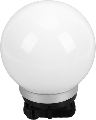Soft Light Ball 15cm Compact Flash Diffuser with Hook and Loop Straps for Studio Portrait Photography in Kuwait