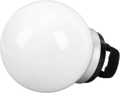 Soft Light Ball 15cm Compact Flash Diffuser with Hook and Loop Straps for Studio Portrait Photography in Kuwait