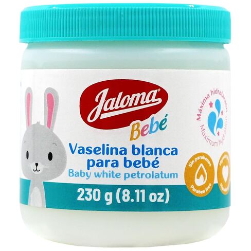Jaloma Baby White Petrolatum, Prevents Diaper Rash, Softens Baby Skin, Pack of 1, 8.11 Oz Jar in Kuwait
