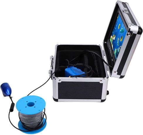 Fabater Underwater Fishing Camera 7 Inch HD Display with 5MP Sensor and 8 LED Lights for Ice Fishing and Lake Boat Use in Kuwait