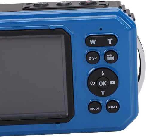 Fabater Autofocus 4K Underwater Camera with Dual Screens for Snorkeling Experiences and Vacation Memories in Kuwait