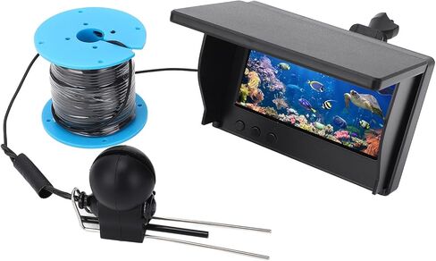 Underwater Fishing Camera 1080P High Definition with 4.3" Screen for Ice Fishing and Boat Adjustable Brightness in Kuwait