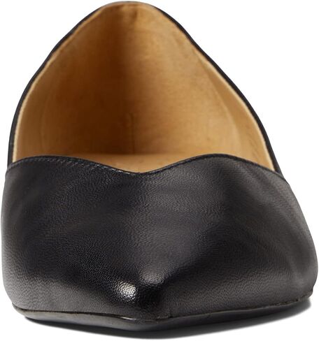 Naturalizer Womens Havana Pointed Toe Slip On Dress Ballet Flat,Black Leather,8N in Kuwait