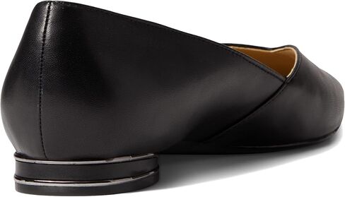 Naturalizer Womens Havana Pointed Toe Slip On Dress Ballet Flat,Black Leather,8N in Kuwait