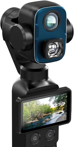 HD Wide-Angle Lens for DJI Pocket 4Pro - 110% Expanded Field of View, Optical Glass, Tool-Free Snap-On Installation, Multi-Layer & Nano Coating for Water, Dust in Kuwait
