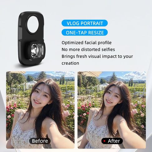 HD Wide-Angle Lens for DJI Pocket 4Pro - 110% Expanded Field of View, Optical Glass, Tool-Free Snap-On Installation, Multi-Layer & Nano Coating for Water, Dust in Kuwait