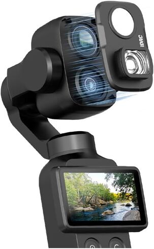 Snap-on 110°Wide-Angle Lens for DJI Pocket 4 Pro Camera Expanding 110° Wide Angle View High Definition Optical Glass Lens Accessories Anti-Scratches Waterproof Oil-Resistant Stable Design in Kuwait