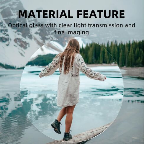 Snap-on 110°Wide-Angle Lens for DJI Pocket 4 Pro Camera Expanding 110° Wide Angle View High Definition Optical Glass Lens Accessories Anti-Scratches Waterproof Oil-Resistant Stable Design in Kuwait