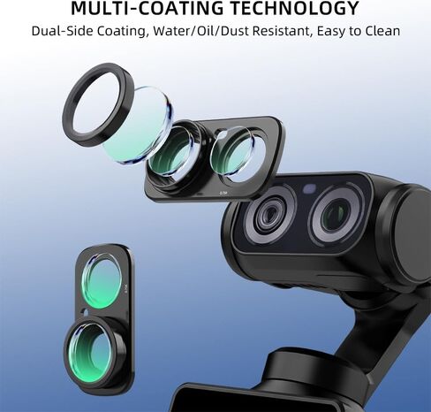 115° Wide Angle Lens for Insta360 Luna Ultra Magnetic Lens Protector | Multi-Coated HD Optical Glass in Kuwait