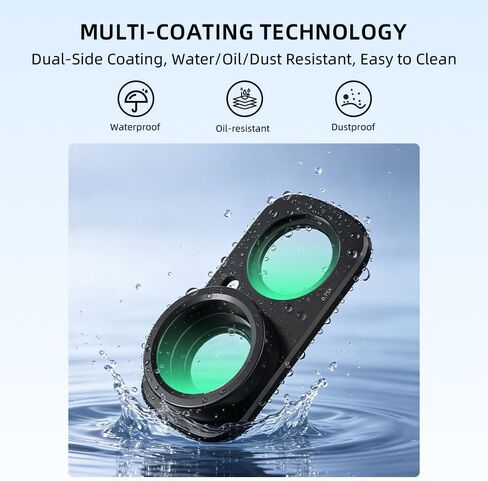 115° Wide Angle Lens for Insta360 Luna Ultra Magnetic Lens Protector | Multi-Coated HD Optical Glass in Kuwait
