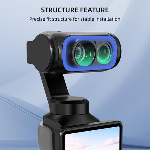 115° Wide Angle Lens for Insta360 Luna Ultra Magnetic Lens Protector | Multi-Coated HD Optical Glass in Kuwait