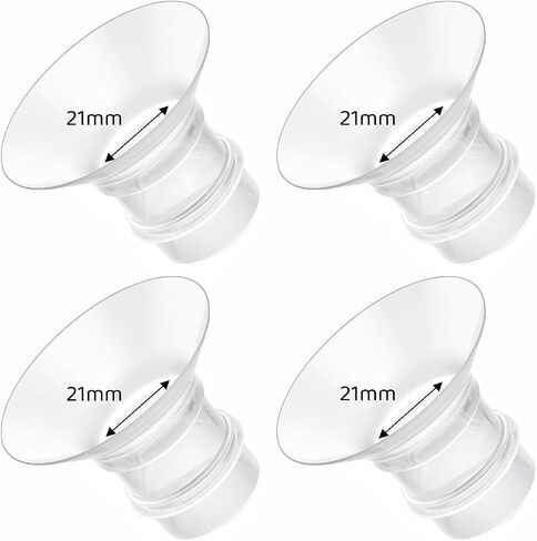 Flange Inserts 19mm Compatible with Medela/Spectra/TSRETE/Elvie/Momcozy/Bellababy Breast Pump 24mm Shields/Flanges, Reduce 24mm Nipple Tunnel Down to 19 mm, 4PCS in Saudi Arabia