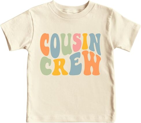 SUWATOIN Cousin Crew Shirts for Kids 2-6 Years Toddler Boys Girls Family Matching Outfits T Shirt in Kuwait