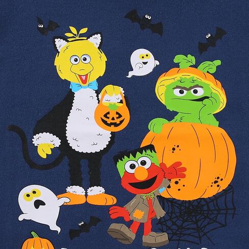 Sesame Street Baby Boys Halloween Short Sleeve T-Shirt for Infant and Toddler in Kuwait
