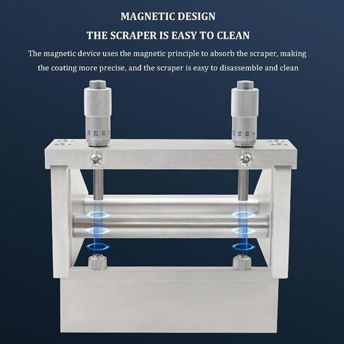 Adjustable Film Applicator Coater, High-Precision Wet Film Preparation Tool, 0-3500um Range for Assessing Coverage, Multi-Width Options for Versatile Application in Kuwait