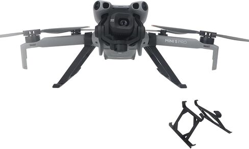 Landing Gear for DJI Mini 5 Pro Height Increase Holder Protection Bracket Heightened Extension Support Lightweight Leg 25mm Increased Height in Kuwait