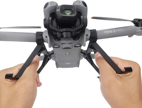 Landing Gear for DJI Mini 5 Pro Height Increase Holder Protection Bracket Heightened Extension Support Lightweight Leg 25mm Increased Height in Kuwait