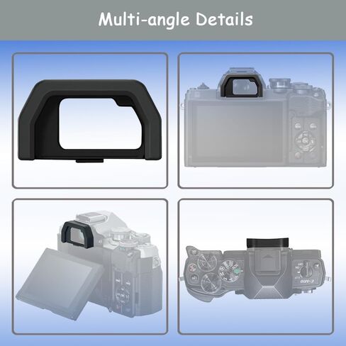 EP15 Eyepiece Cup Viewfinder for Olympus E-M10 Mark IV III-2PCs | EP15, Eyepiece Cup Viewfinder Eyecup for Olympus OM-D E-M10 Mark IV III II, E-M5 Mark III II, Viewfinder Accessories in Kuwait