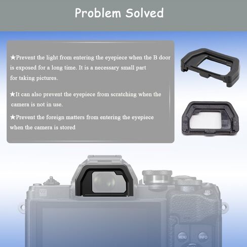 EP15 Eyepiece Cup Viewfinder for Olympus E-M10 Mark IV III-2PCs | EP15, Eyepiece Cup Viewfinder Eyecup for Olympus OM-D E-M10 Mark IV III II, E-M5 Mark III II, Viewfinder Accessories in Kuwait