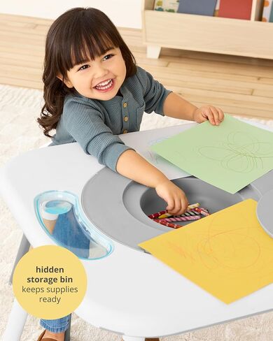 Skip Hop Discoverosity Montessori-Inspired 3-Stage Activity Center & Play Table for Baby Ages 4m+ in Kuwait