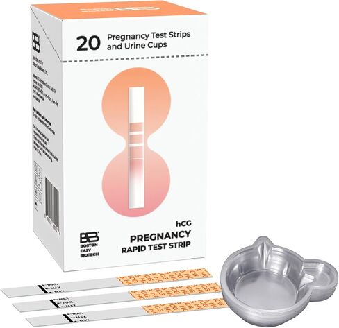 [20Pack] Pregnancy Tests for Women with Cups,Accurate Pregnancy Test Strips Early Home Detection HCG Test Pregnancy Kit in Kuwait