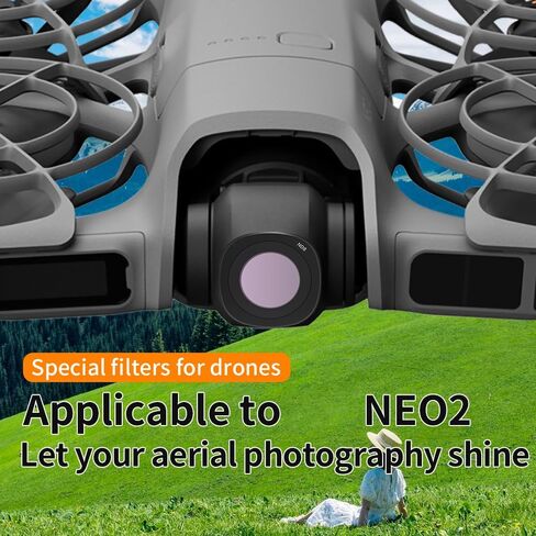 Drone Lens Filter Compatible with DJI NEO2, Multiple Types for Aerial Photography Creativity (ND8PL) in Kuwait