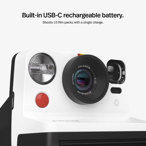 Polaroid Now 2nd Generation I-Type Instant Film Camera - Red (9074) in Kuwait