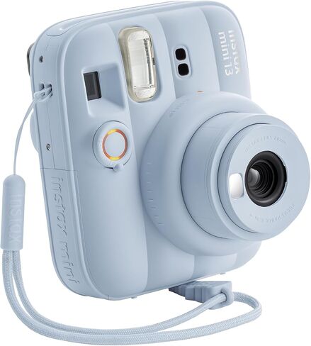 FUJIFILM instax Mini 13 Instant Film Camera (Frost Blue) with Ultimate Accessory Kit | Includes Carrying Case, 40 Sheets of Film, Stickers, Assorted Photo Frames, Photo Album, Lens Filters, + More in Kuwait