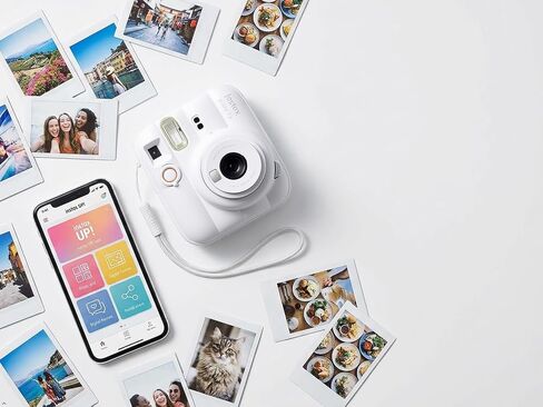 FUJIFILM instax Mini 13 Instant Film Camera (Frost Blue) with Ultimate Accessory Kit | Includes Carrying Case, 40 Sheets of Film, Stickers, Assorted Photo Frames, Photo Album, Lens Filters, + More in Kuwait