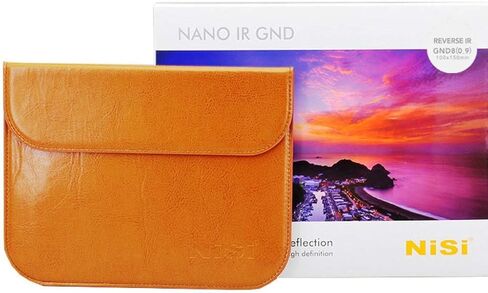 NiSi 100x150mm Reverse GND8 - Square 3-Stop (0.9) Graduated Neutral Density | Reverse Grad GND Filter for 100mm Square Systems, Optical Glass, Waterproof Nano Coating, Landscape Photography in Kuwait
