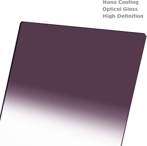 NiSi 100x150mm Reverse GND8 - Square 3-Stop (0.9) Graduated Neutral Density | Reverse Grad GND Filter for 100mm Square Systems, Optical Glass, Waterproof Nano Coating, Landscape Photography in Kuwait