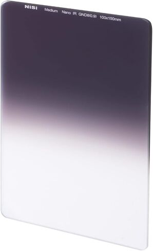 NiSi 100x150mm Medium GND8 - Square 3-Stop (0.9) Graduated Neutral Density | Medium Grad GND Filter for 100mm Square Systems, Waterproof Nano Coating, Long-Exposure & Landscape Photography in Kuwait