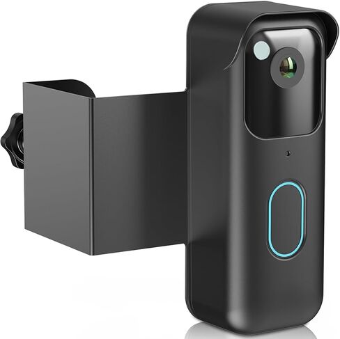 No-Drill Adhesive Doorbell Mount for Blink Video Doorbell (2nd Gen), Door Mounting Holder Bracket Accessories, Not Block Motion Sensor Anti-Theft Camera Mount for Home, Apartment, Office, School in Kuwait