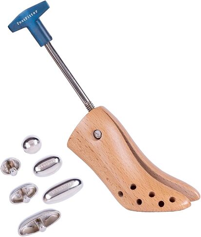 FootFitter Premium 3"-6" High Heel Shoe Stretcher (Women’s Small 4-6) | Expands Width of Tight Pumps Up to 1/2 Size, Supports Natural Curve of Heels, Includes Metal Spot Plugs for Pressure Relief in Saudi Arabia