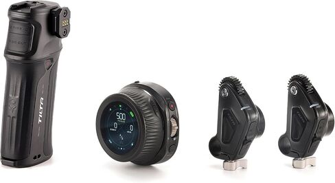 Tilta Nucleus Nano II Power Handle Kit - Wireless Lens Control System | Includes Hand Wheel, 2 Motors, Power Handle + More | Wireless Zoom, Focus, Aperture Control | Follow Focus | Touch Screen in Kuwait